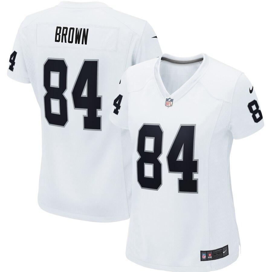 Antonio Brown 84 Oakland Raiders Women's Game Jersey