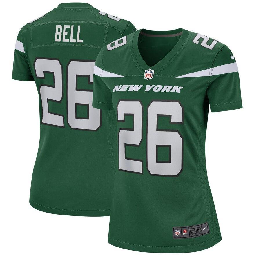 Le'Veon Bell 26 New York Jets Women's Stealth Game Jersey