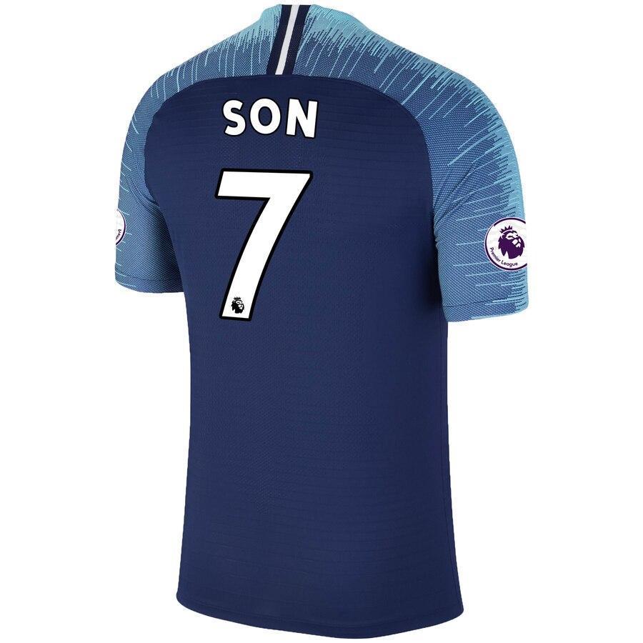 Son Heung-min Tottenham Hotspur Fanatics Branded 2018/2019 Authentic Away Jersey – Blue