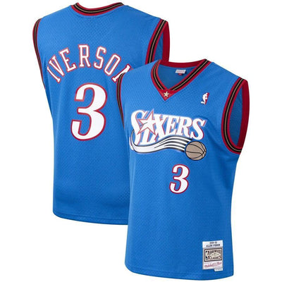 Allen Iverson Philadelphia 76ers Hardwood Classics Swingman Jersey