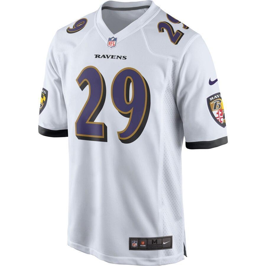 Earl Thomas 29 Baltimore Ravens Purple Game Jersey