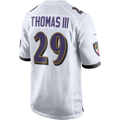 Earl Thomas 29 Baltimore Ravens Purple Game Jersey