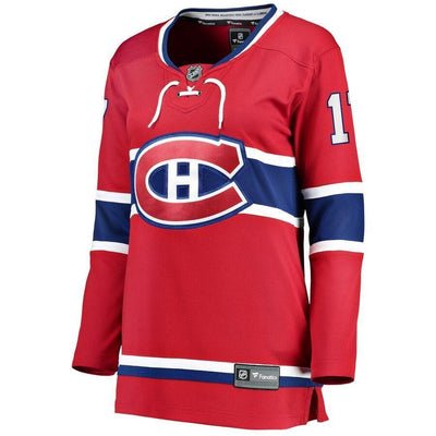 Brett Kulak 17 Montreal Canadiens Women's Red Home Breakaway Player Jersey