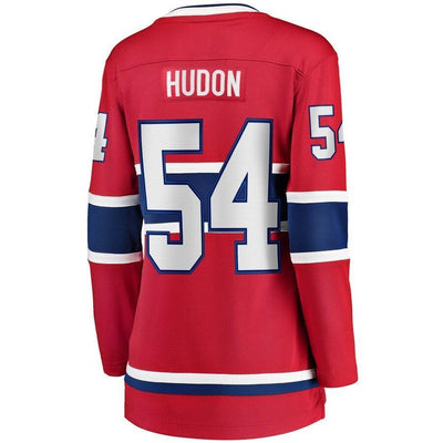 Charles Hudon Montreal Canadiens Women's Red Home Breakaway Player Jersey