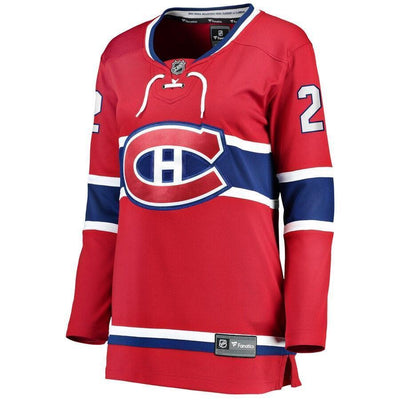 Dale Weise 22 Montreal Canadiens Women's Red Home Breakaway Player Jersey