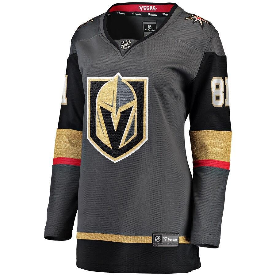 Jonathan Marchessault Vegas Golden Knights  Branded Women's Home Breakaway Player Jersey – Black