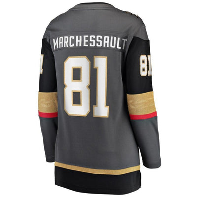Jonathan Marchessault Vegas Golden Knights  Branded Women's Home Breakaway Player Jersey – Black
