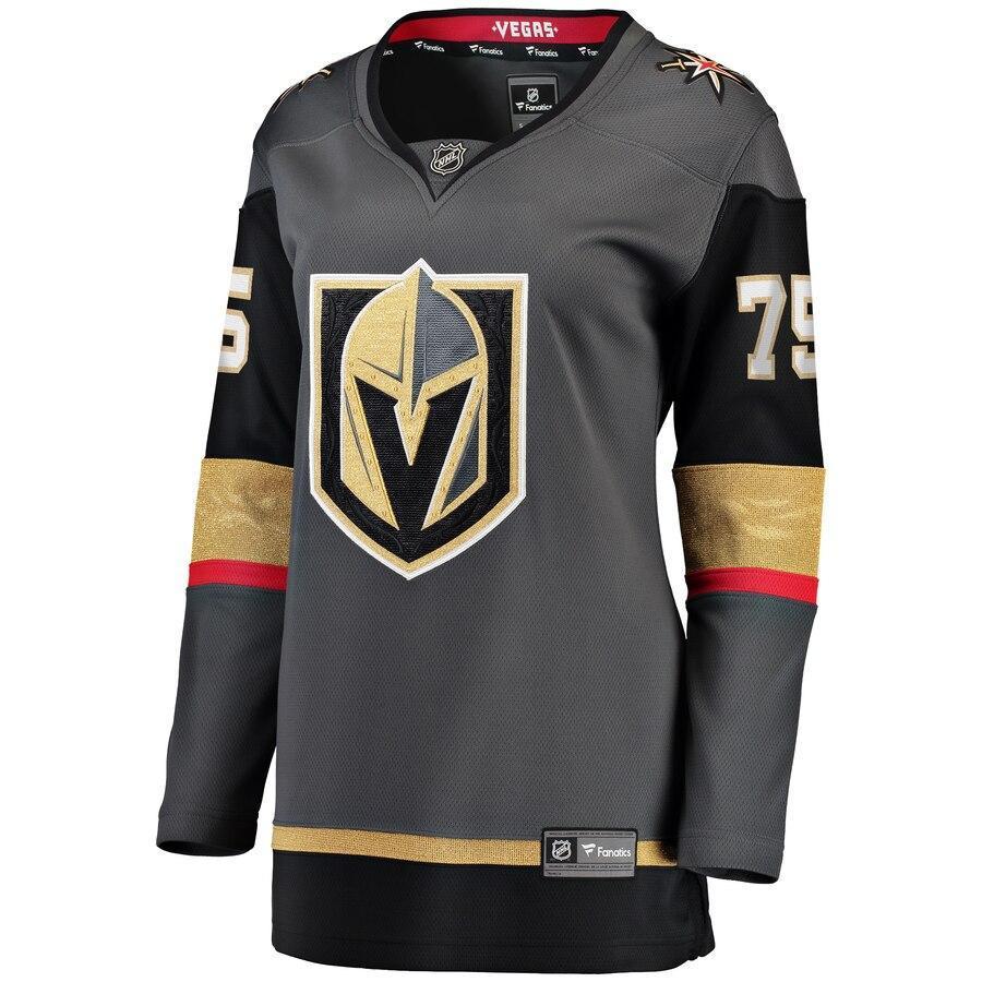 Ryan Reaves Vegas Golden Knights  Branded Women's Home Breakaway Player Jersey – Black