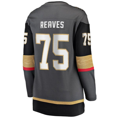 Ryan Reaves Vegas Golden Knights  Branded Women's Home Breakaway Player Jersey – Black