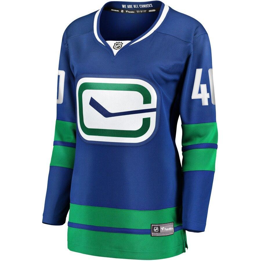 Elias Pettersson Vancouver Canucks  Branded Women's 2019/20 Alternate Premier Breakaway Player Jersey - Royal