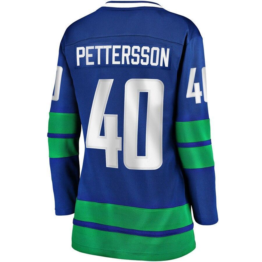 Elias Pettersson Vancouver Canucks  Branded Women's 2019/20 Alternate Premier Breakaway Player Jersey - Royal