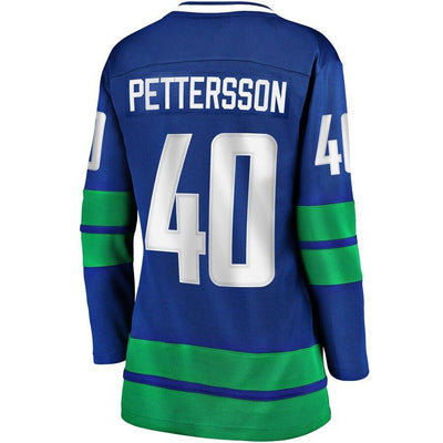 Elias Pettersson Vancouver Canucks  Branded Women's 2019/20 Alternate Premier Breakaway Player Jersey - Royal
