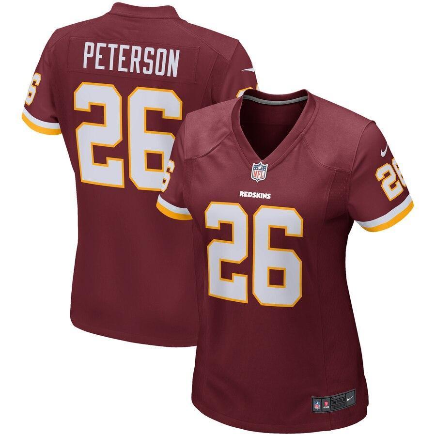 Adrian Peterson Washington Redskins Women's Game Jersey - Burgundy