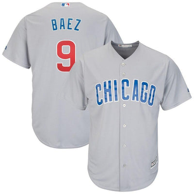 Javier Baez Chicago Cubs Majestic Away Cool Base Player Replica Jersey
