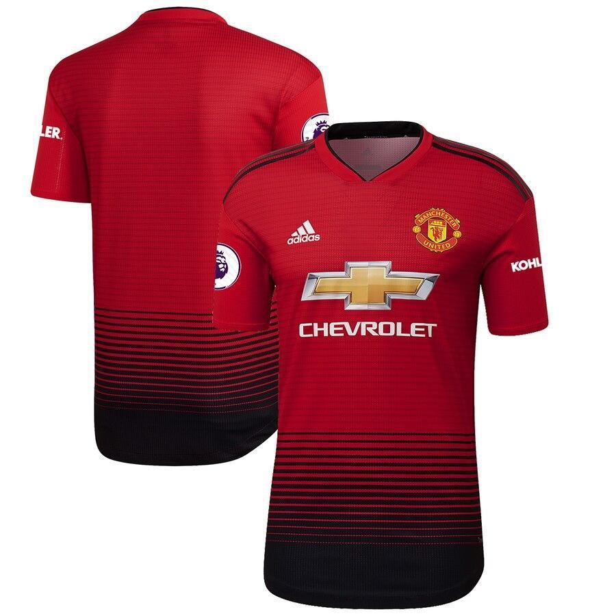 Manchester United adidas 2018/2019 Authentic Home Jersey – Red