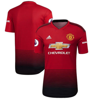 Manchester United adidas 2018/2019 Authentic Home Jersey – Red
