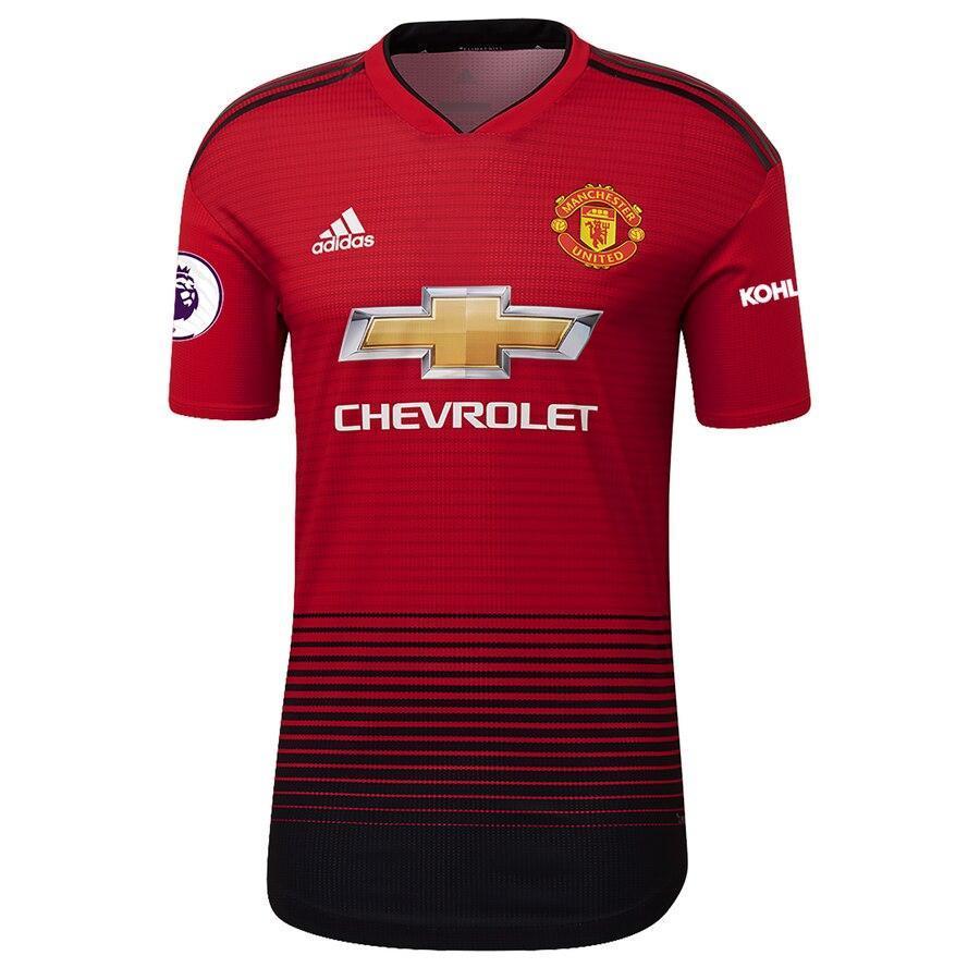 Manchester United adidas 2018/2019 Authentic Home Jersey – Red
