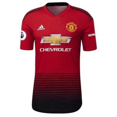 Manchester United adidas 2018/2019 Authentic Home Jersey – Red