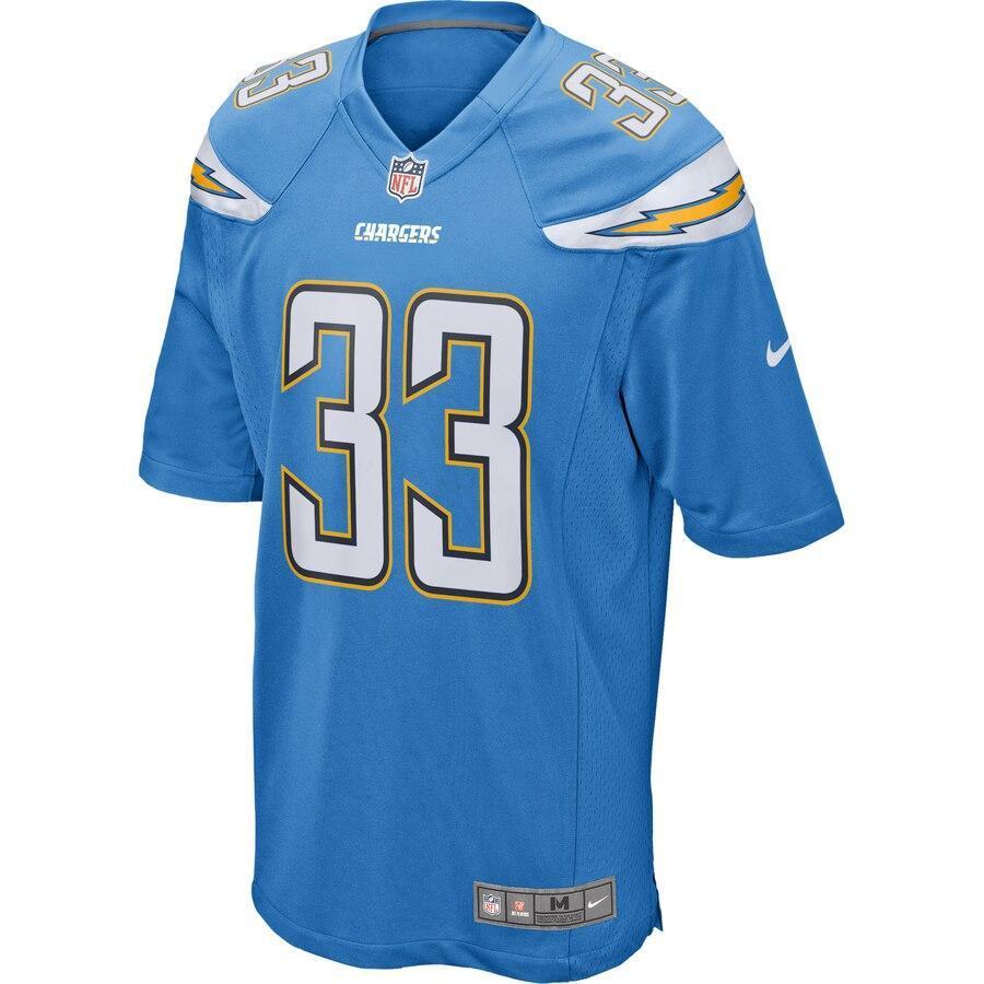 Derwin James Los Angeles Chargers Powder Blue Game Player Jersey