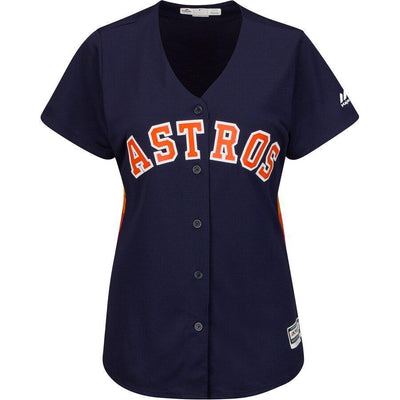 Alex Bregman Houston Astros Women's Navy Alternate Cool Base Player Jersey