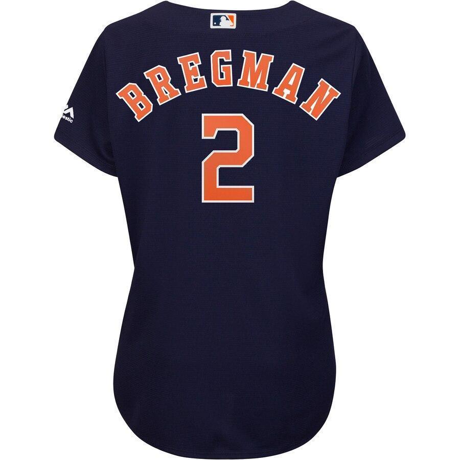 Alex Bregman Houston Astros Women's Navy Alternate Cool Base Player Jersey