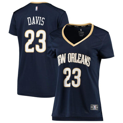 Anthony Davis New Orleans Pelicans Women's Fast Break Replica Jersey - Icon Edition – Navy