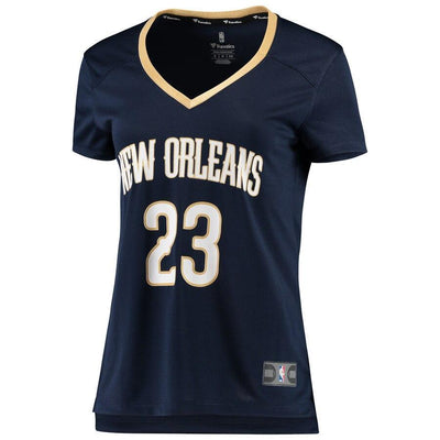 Anthony Davis New Orleans Pelicans Women's Fast Break Replica Jersey - Icon Edition – Navy