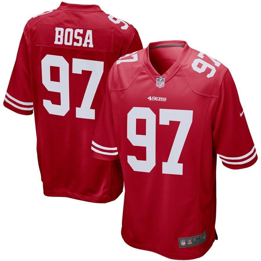 Bosa 97 San Francisco 49ers Nike 2019 NFL Draft First Round Pick Game Jersey – Scarlet