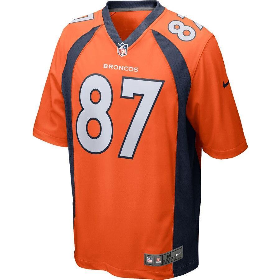 Noah Fant Denver Broncos Game Jersey – Orange