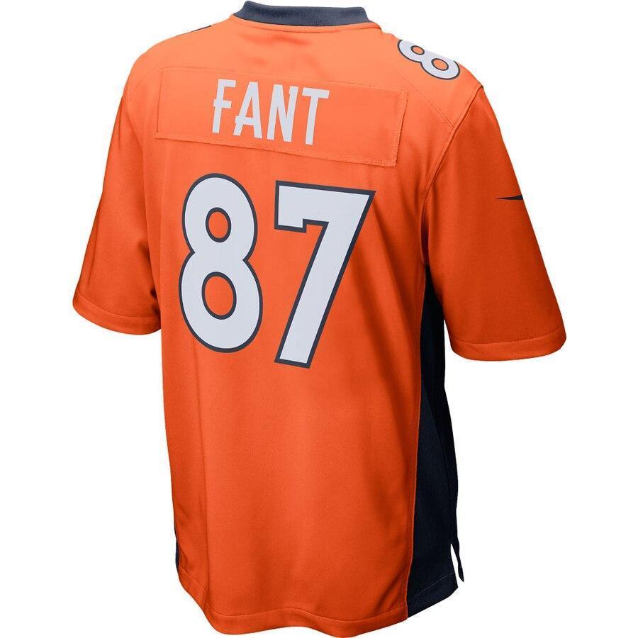 Noah Fant Denver Broncos Game Jersey – Orange