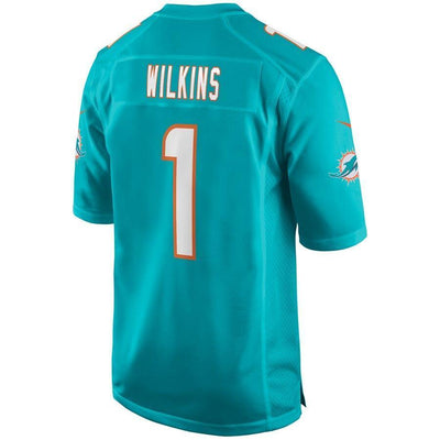 Christian Wilkins Miami Dolphins Game Jersey – Aqua