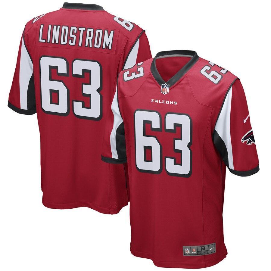 Chris Lindstrom Atlanta Falcons Game Jersey – Red