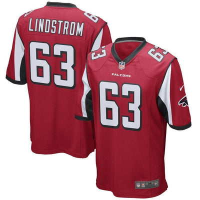 Chris Lindstrom Atlanta Falcons Game Jersey – Red
