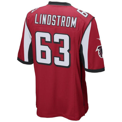Chris Lindstrom Atlanta Falcons Game Jersey – Red