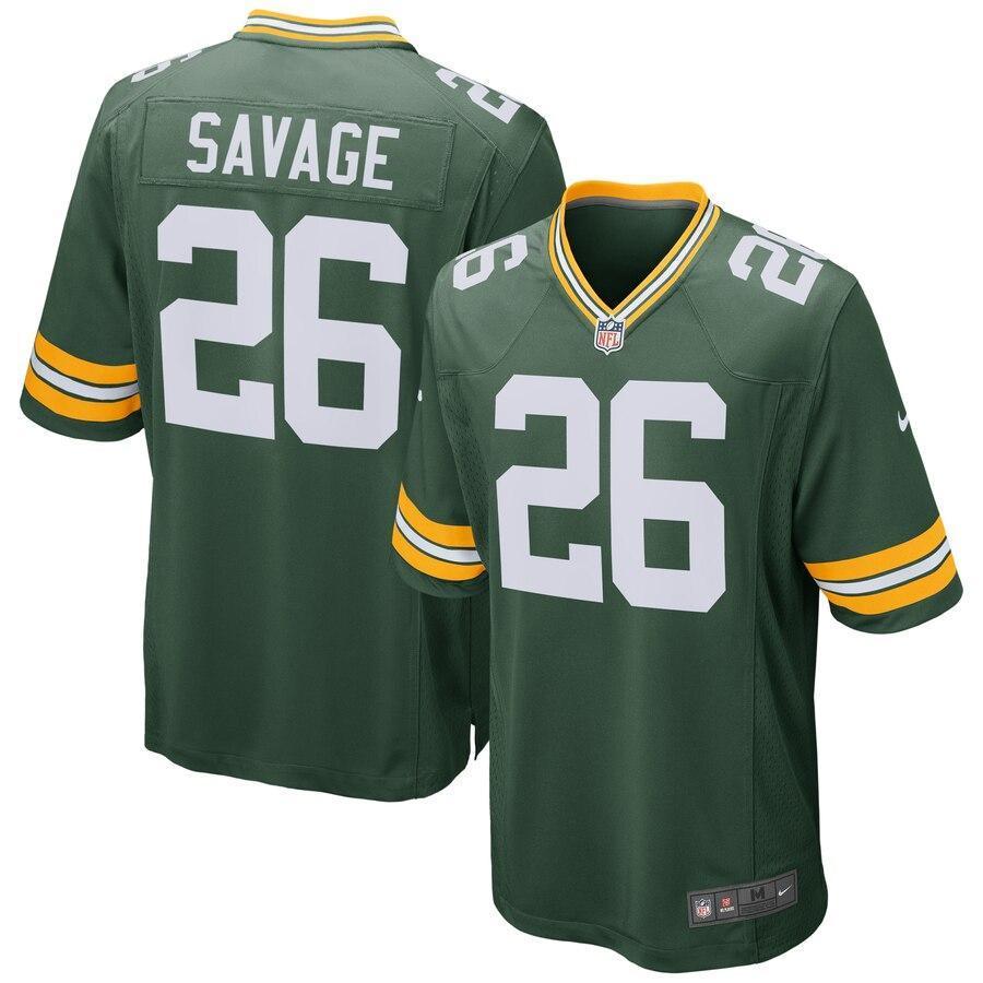 Darnell Savage 26 Jr. Green Bay Packers Nike 2019 NFL Draft First Round Pick Game Jersey – Green