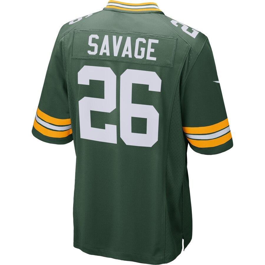 Darnell Savage 26 Jr. Green Bay Packers Nike 2019 NFL Draft First Round Pick Game Jersey – Green