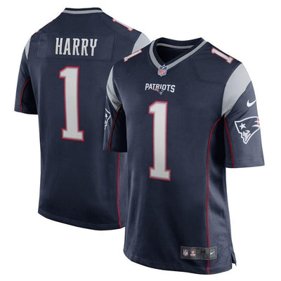 N'Keal Harry New England Patriots Game Jersey – Navy