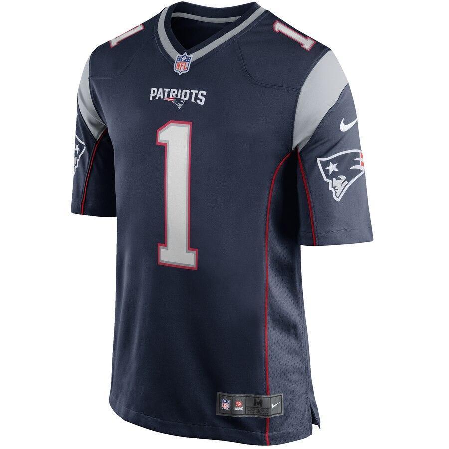 N'Keal Harry New England Patriots Game Jersey – Navy
