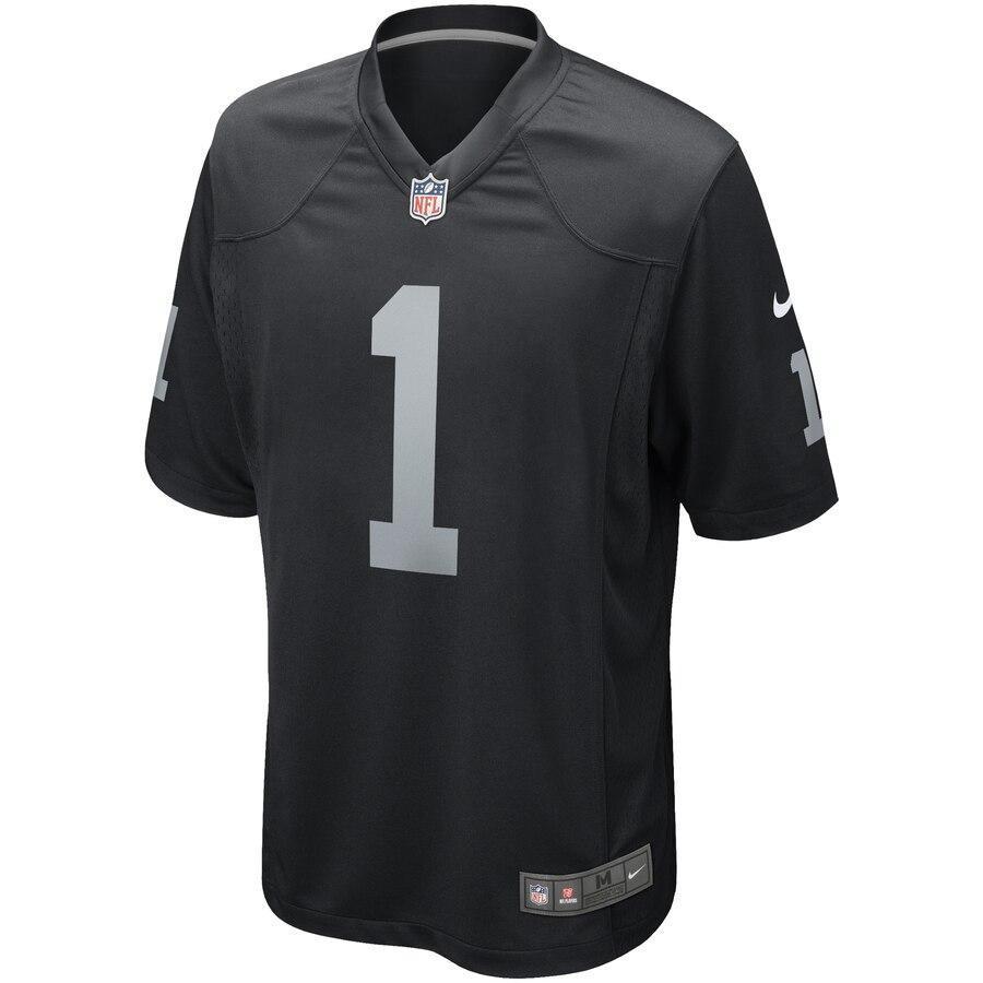 Josh Jacobs Oakland Raiders Game Jersey – Black