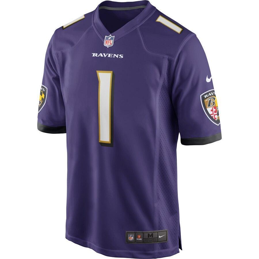 Marquise Brown Baltimore Ravens Game Jersey – Purple