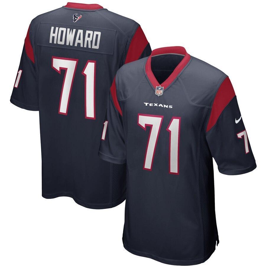 Tytus Howard Houston Texans Game Jersey – Navy