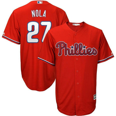 Aaron Nola 27 Philadelphia Phillies Alternate Official Cool Base Player Jersey