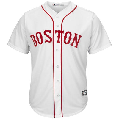 Mookie Betts 50 Boston Red Sox White Home Official Cool Base Player Jersey