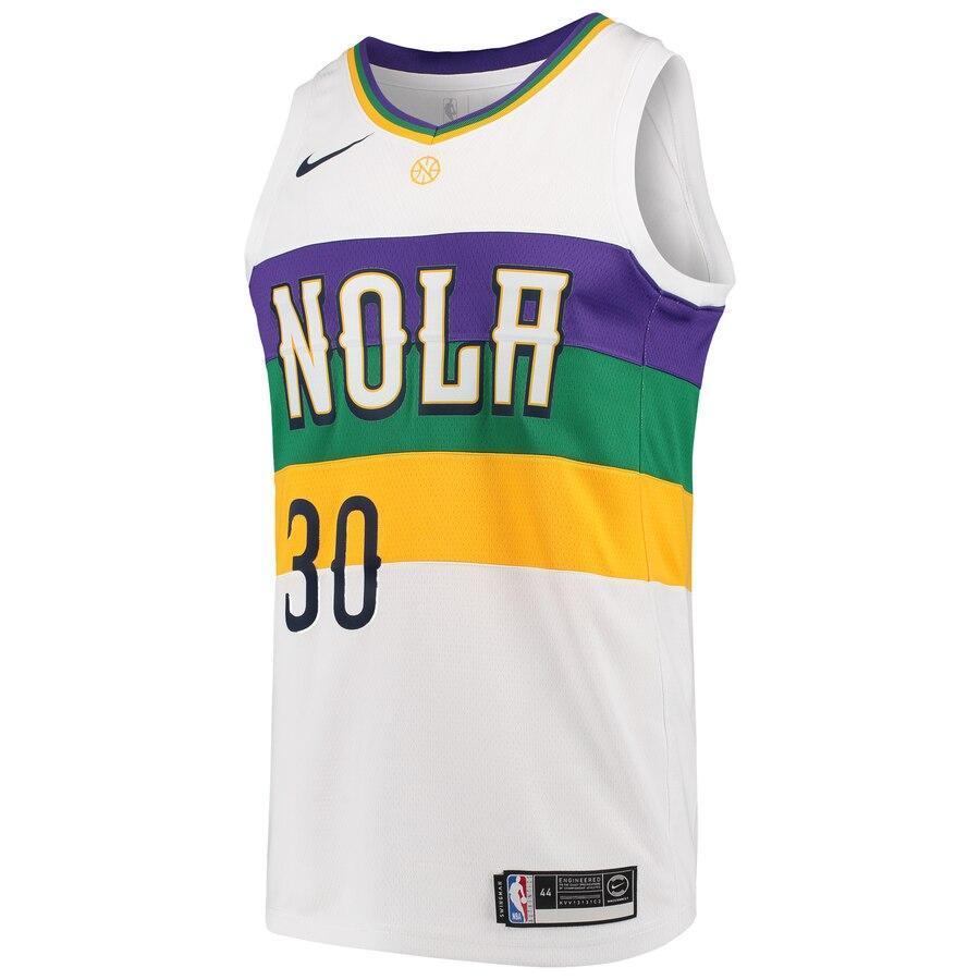 Julius Randle New Orleans Pelicans City Edition Swingman Jersey – White
