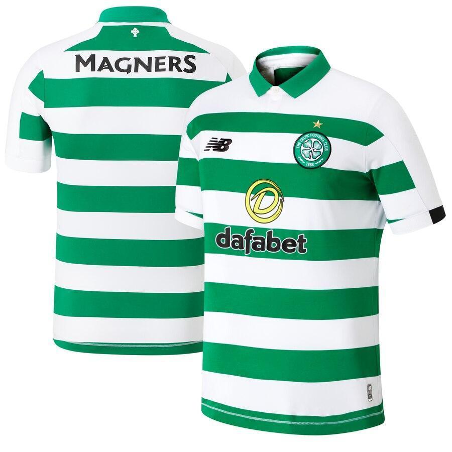 Celtic New Balance 2019/20 Home Replica Jersey - Green/White