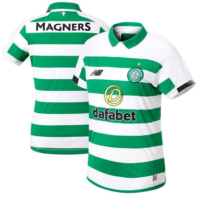 Celtic New Balance Women's 2019/20 Home Replica Jersey - Green/White