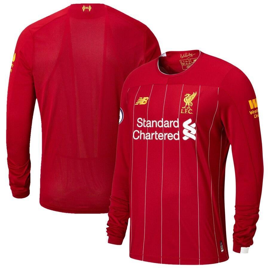 Liverpool New Balance 2019/20 Home Replica Long Sleeve Jersey – Red