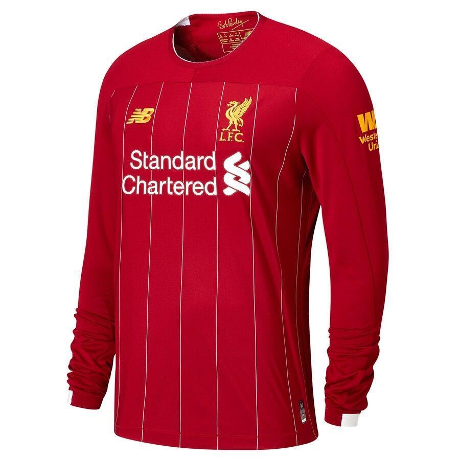 Liverpool New Balance Youth 2019/20 Home Replica Long Sleeve Jersey – Red