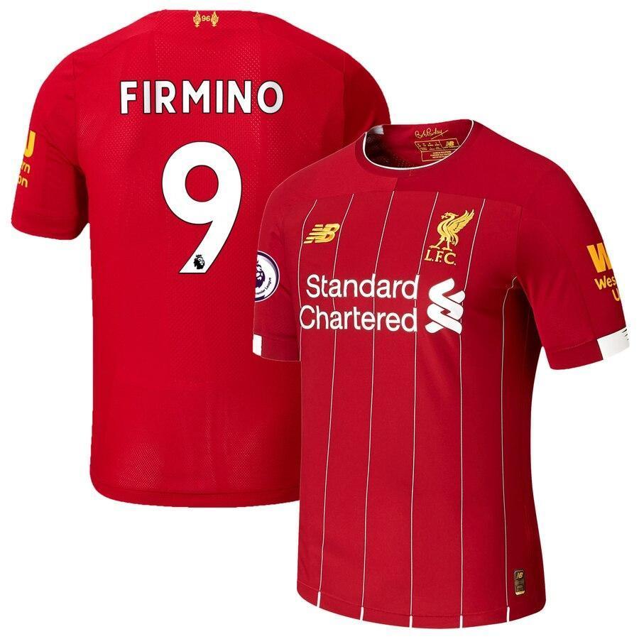 Roberto Firmino Liverpool New Balance 2019/20 Home Authentic Player Jersey – Red