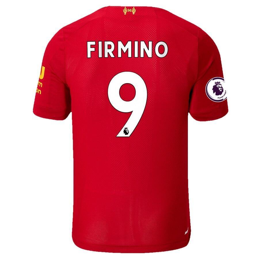 Roberto Firmino Liverpool New Balance 2019/20 Home Authentic Player Jersey – Red